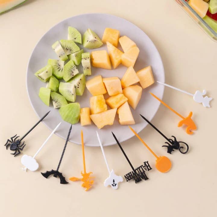 Mum Made Yum - Wholesale Cake/cupcake topper - Food Picks - Halloween (10 Pieces)