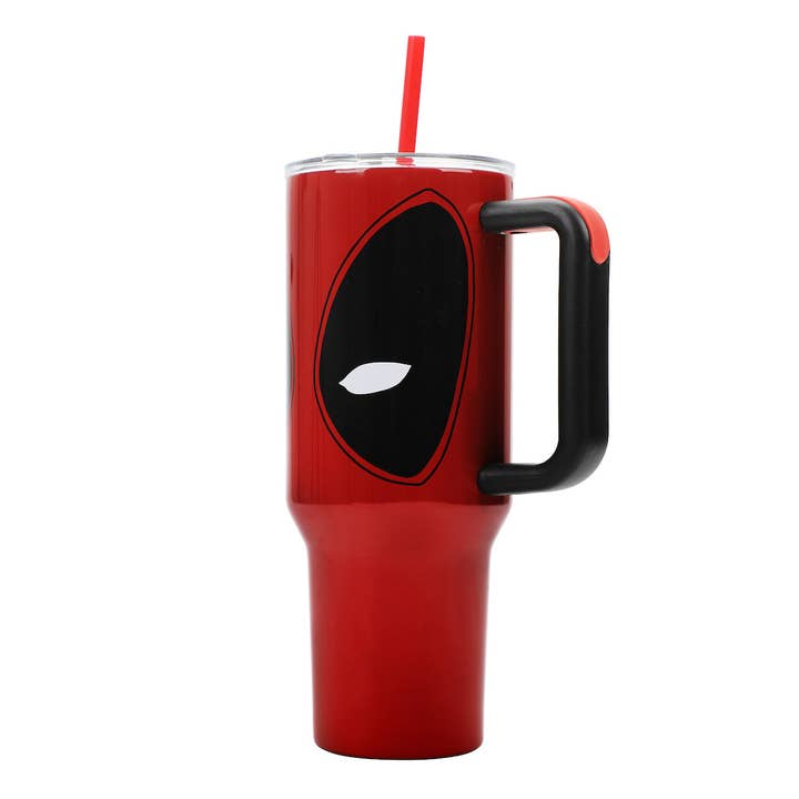 Bioworld Merchandising - Wholesale Insulated Mug/Tumbler - Marvel Deadpool 40 oz. Stainless Steel Tumbler