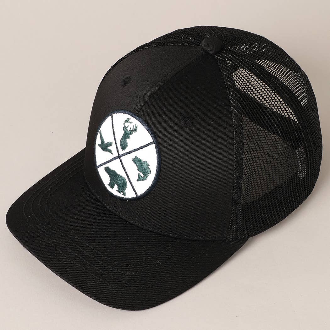 Fashion City - Wholesale Trucker pet - Heren - ANIMALS baseballpet met geborduurde patch voor heren met mesh-achterkant3