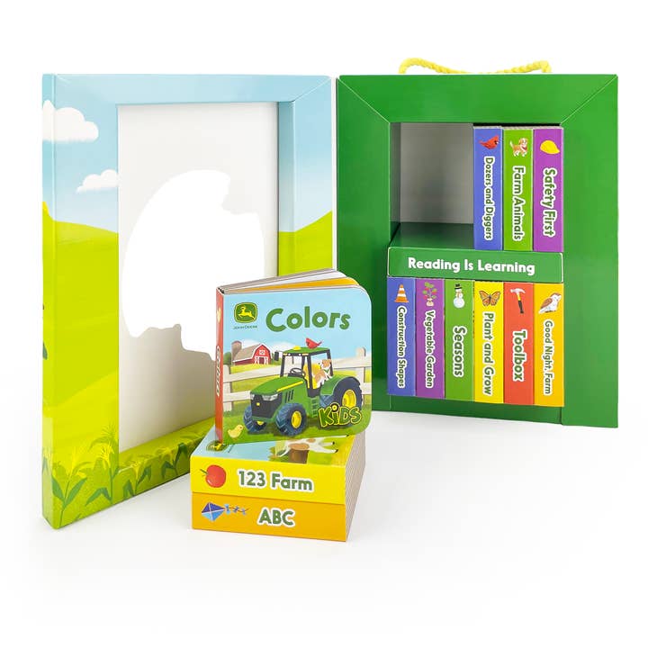 Cottage Door Press - Wholesale Book - Kids - John Deere Kids My Little Learner Library Board Book Set