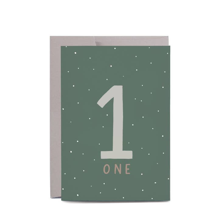 One 1st Birthday Greeting Card for wholesale by In the Daylight