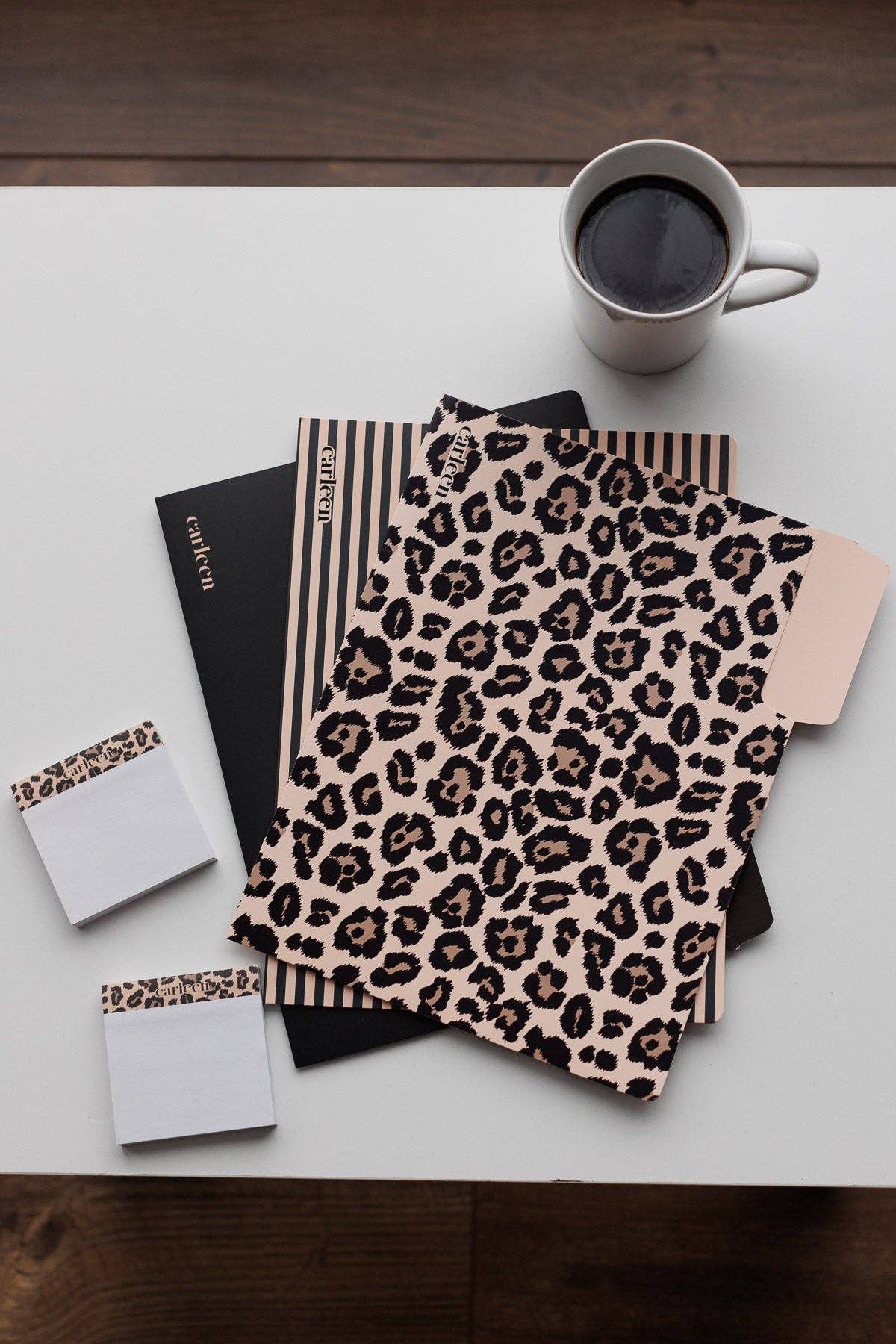 Carleen Creative - Wholesale Folders - 3-Pack File Folder Set - Leopard Print2