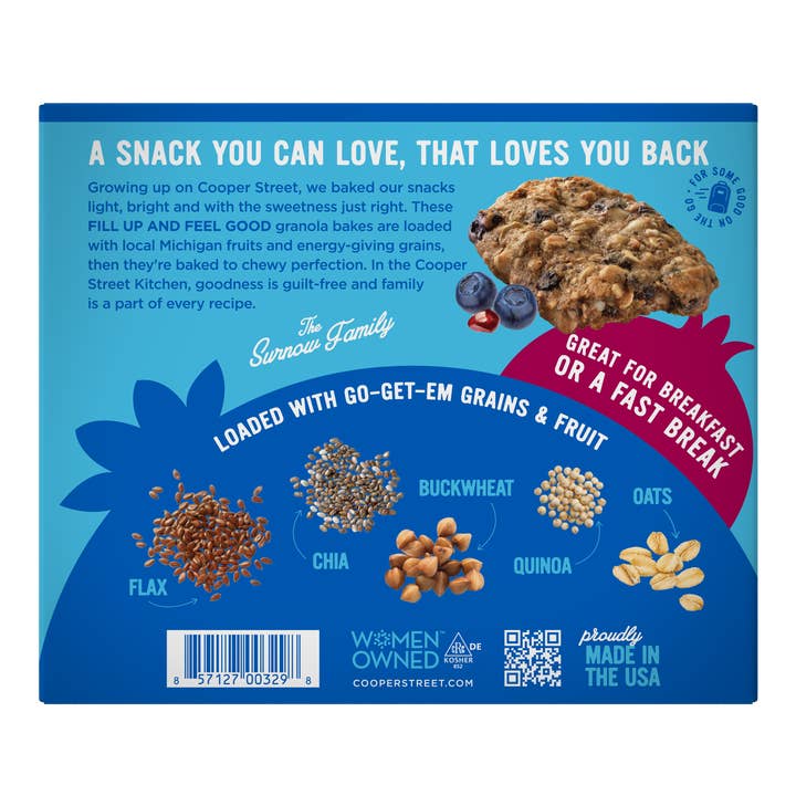 Cooper Street - Wholesale Granola - Granola Bakes Blueberry Pomegranate - 6ct1