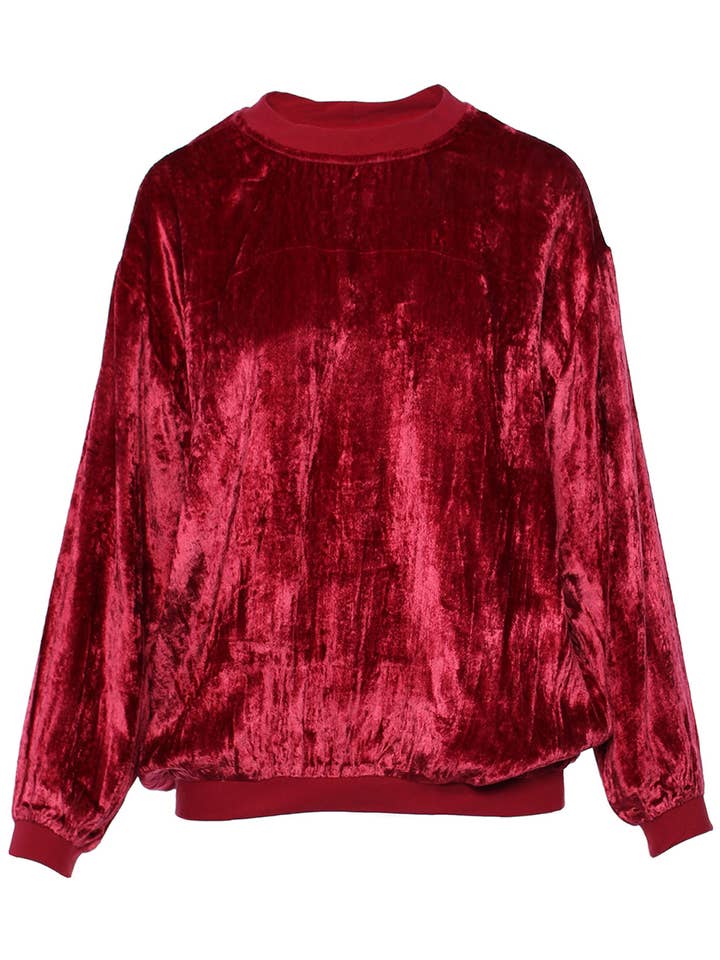 Aminah Velvet Sweater for wholesale by IMAIMA