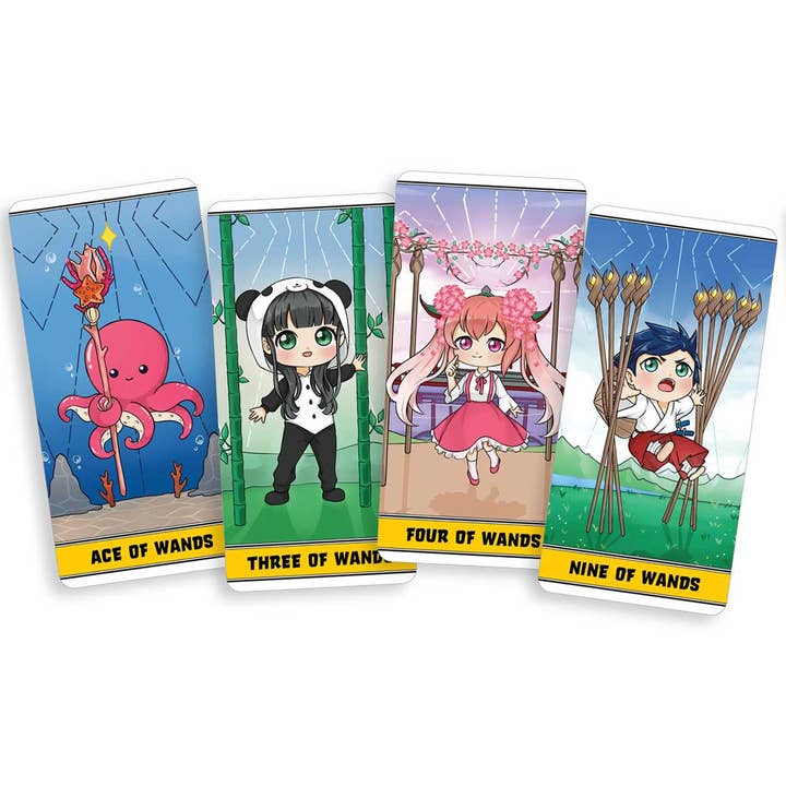 Simon & Schuster - Wholesale Tarot Cards - Chibi Tarot by Editors of Ulysses Press2