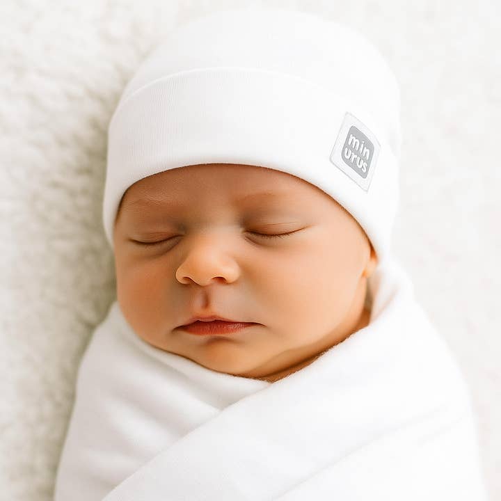 100% Cotton Plain Baby Hat for wholesale by Minutus