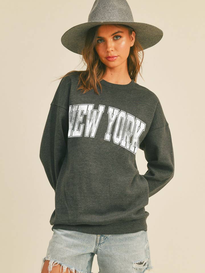 New York Graphic Sweatshirt for wholesale by Honestee