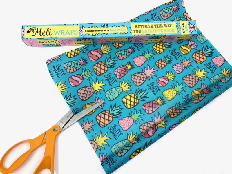Meli Wraps - Wholesale Food Storage Wrap/Bag - Reusable Beeswax Wrap Bulk Roll Case of 18~Variety of Prints7