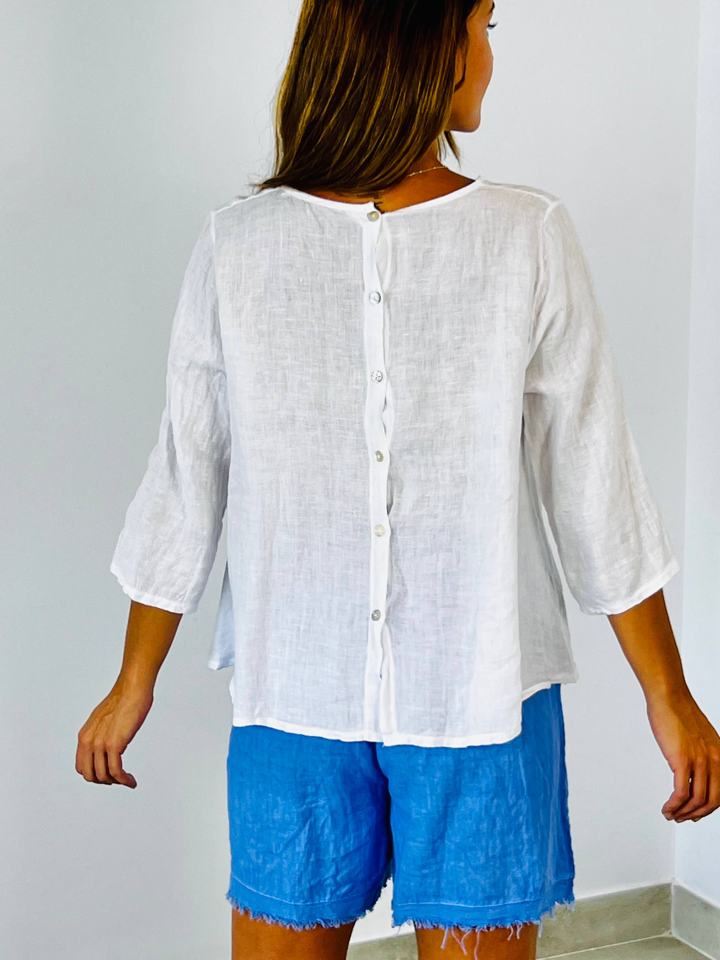 Linen & More - Vendita all'ingrosso Camicetta - Donna - REF 59100 BLUSA A MANICA LUNGA 100% LINO9