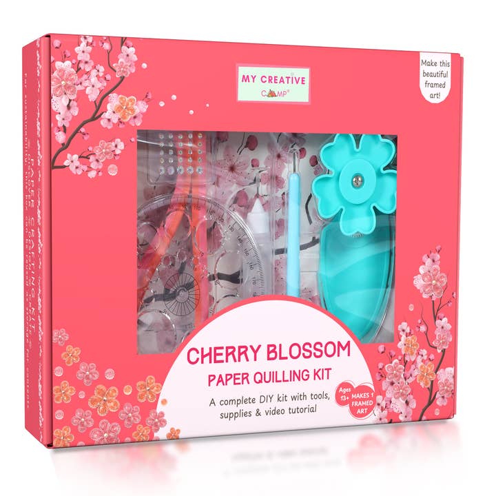 Cherry Blossom Quilling Kit for wholesale by My Creative Camp LLC