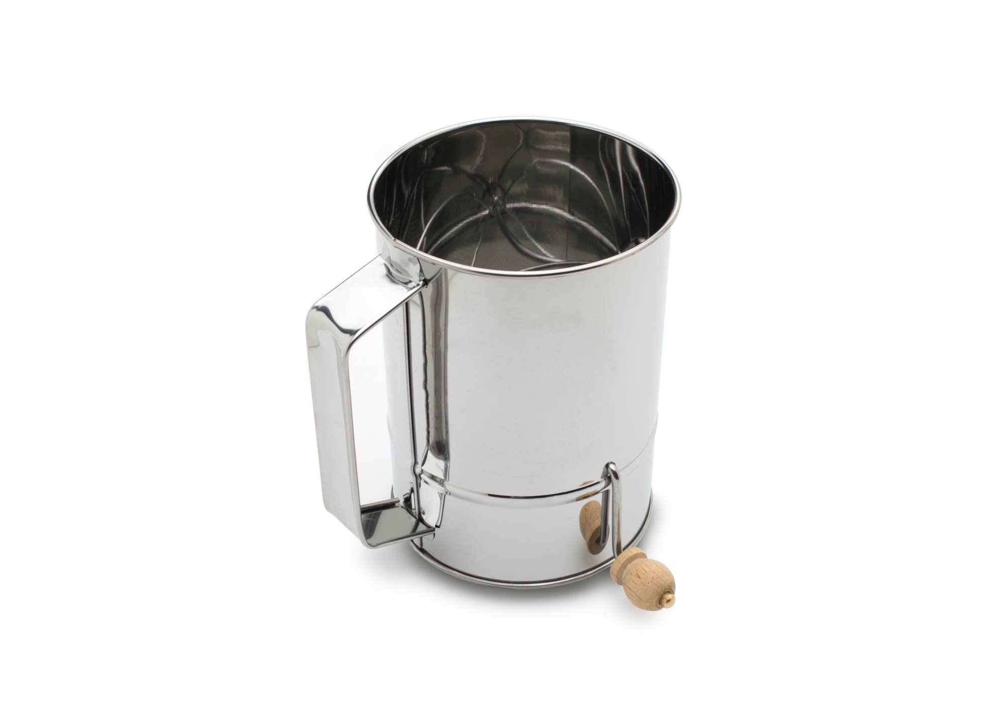 Fox Run Brands - Wholesale Sifter - Fox Run Flour Sifter, 4-Cup, 5.75" x 5.75" x 6.25"