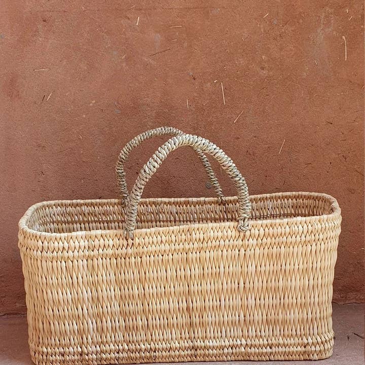 High crafty - Wholesale Beach Bag - French Market Tote – Handmade Moroccan Straw Bag with Leathe3