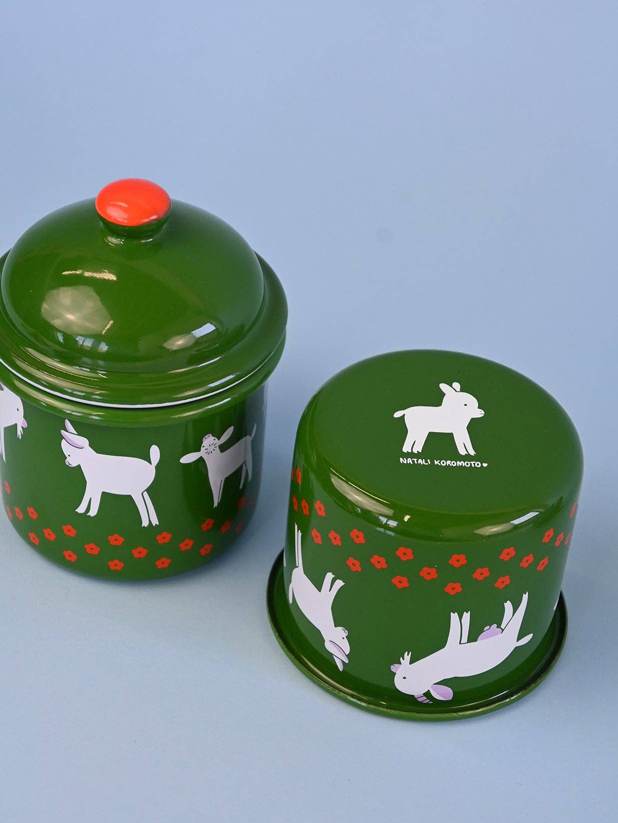 Natali Koromoto - Wholesale Food Storage Container - "GOAT" Enamel container4