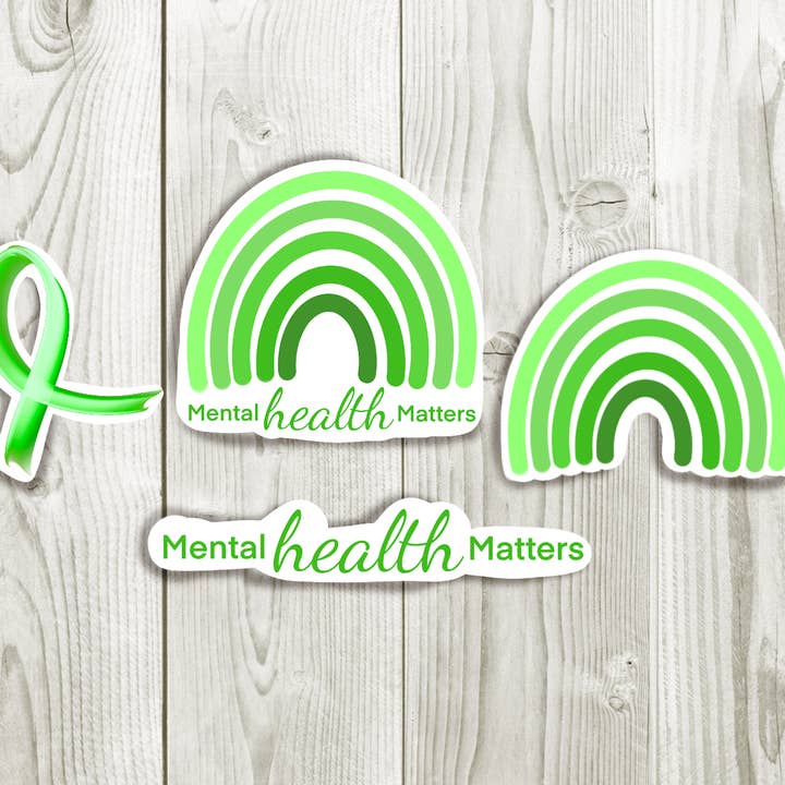 Mental Health Matters Sticker Pack for wholesale by Simply Evelyn Co