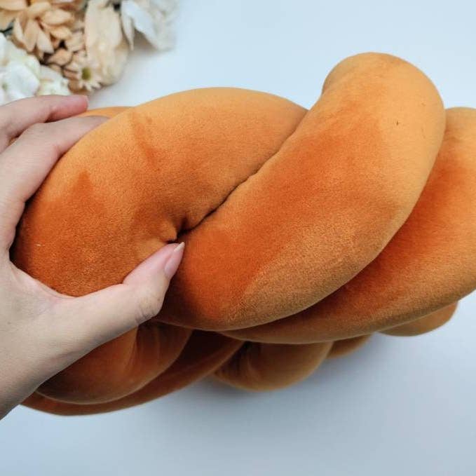 SUF Products LLC - Wholesale Throw/Decorative Pillow - Knot Pillow In Spiral Shape Is 15 X 15 X 4 Inches6