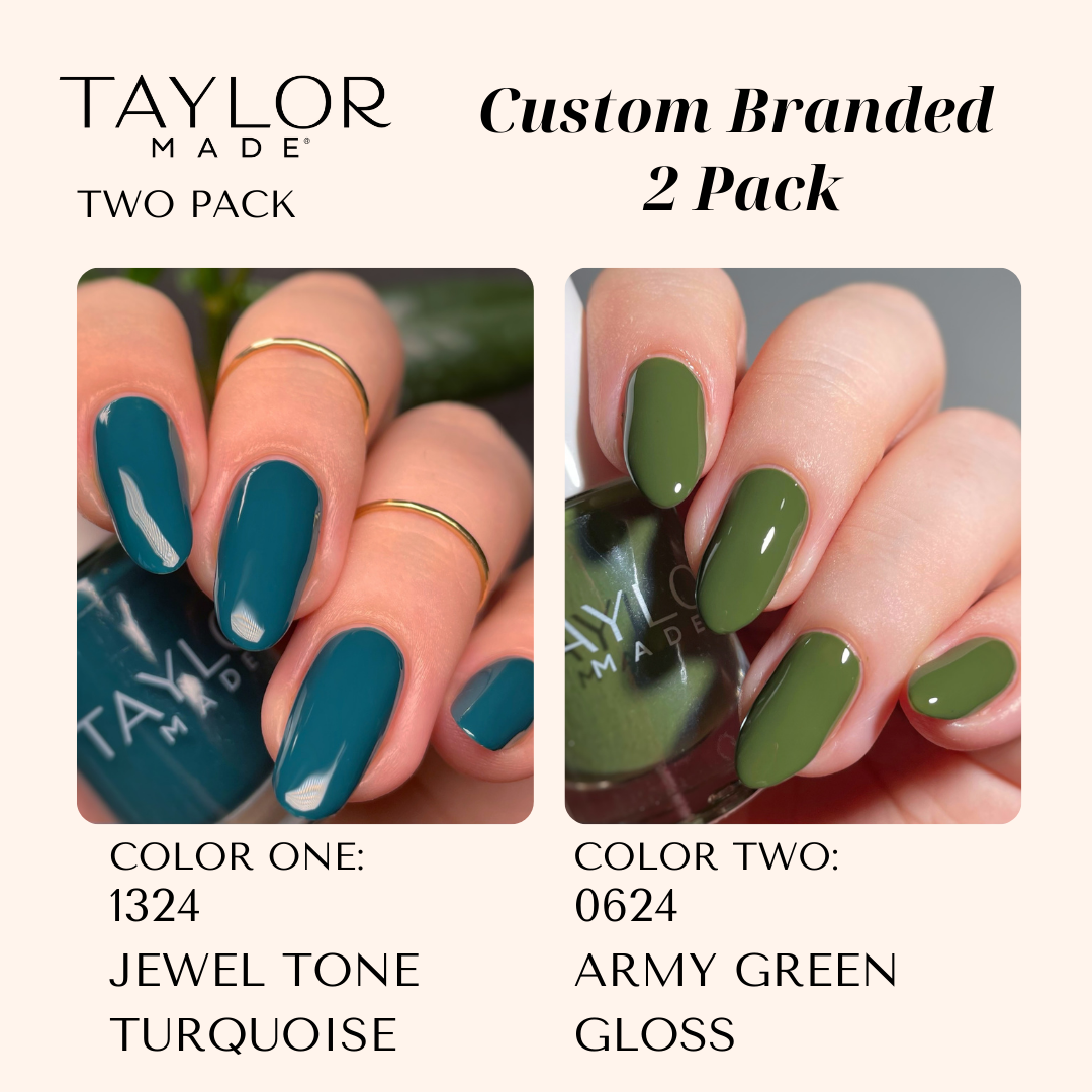 Taylor Made Polish – wholesale Nail polish – Custom Nail Polish: 2 Pack Long-wearing + Vegan + Non-toxic164