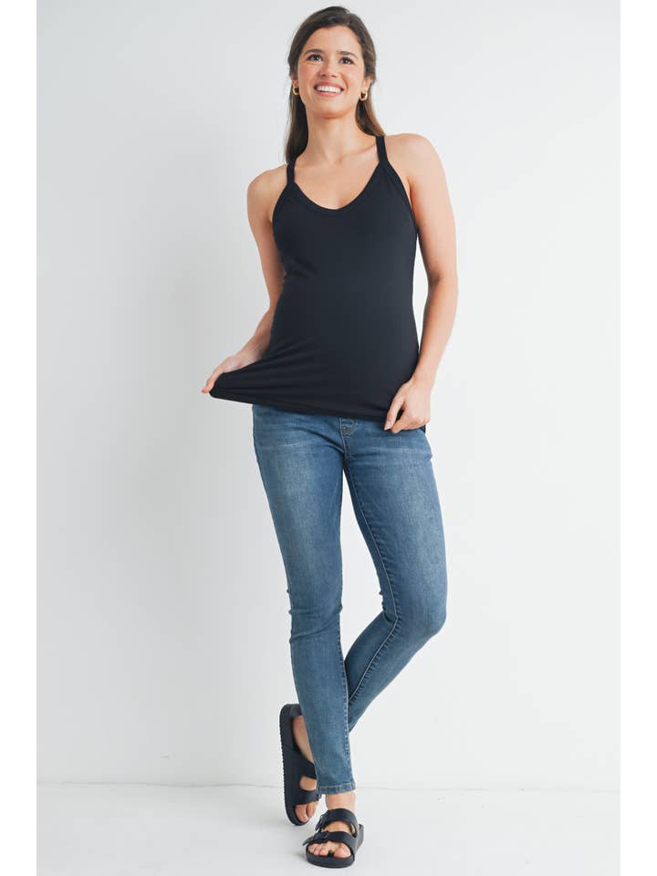 Hello Miz – wholesale Topp - Mamma – V-ringad gravidlinne med brottarrygg