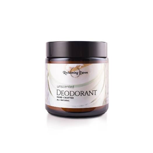 All Natural Deodorant, Baking Soda Free (unscented) for wholesale by Reclaiming Dawn