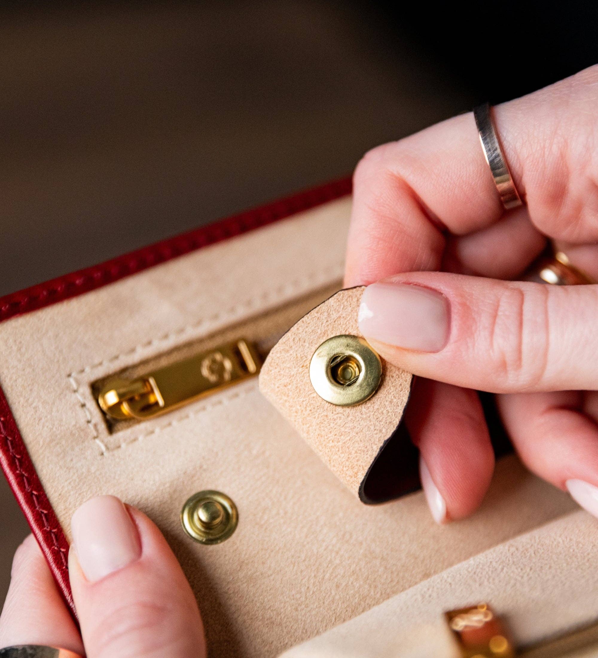 Time Resistance - Venta al por mayor Joyero/organizador de joyas - Estuche de Viaje para Joyas de Cuero para Mujer - Madame Bovary29