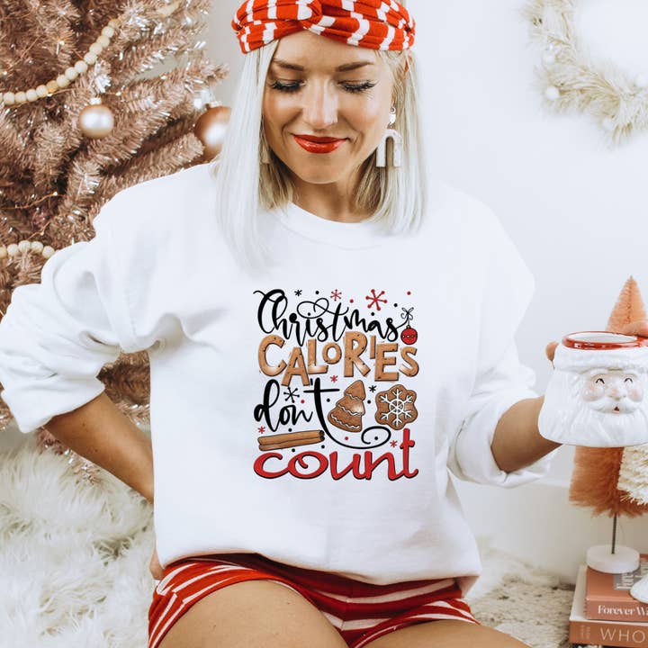 Calorias de Natal Camisola de Natal por atacado de Londas Trendy Tees