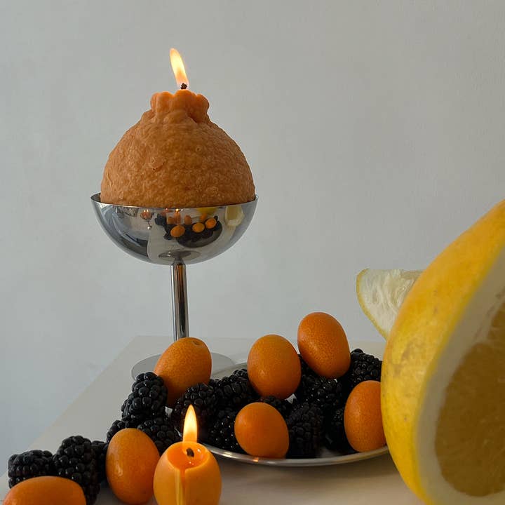 Orange Large Sumo Citrus Candle for wholesale on Faire