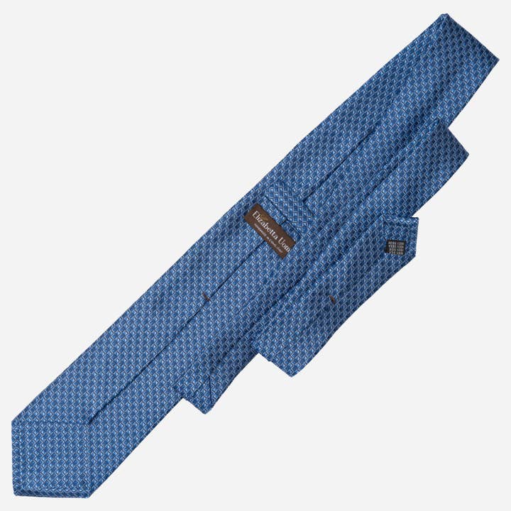 Elizabetta Made in Italy USA – wholesale Necktie – Men’s – Brunelli - Silk Jacquard Tie - Blue7