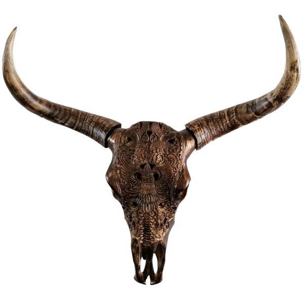 Bull head wall decoration XXL 71 x 21 x 72 cm for wholesale by Michael & Philipp Noll e. K.