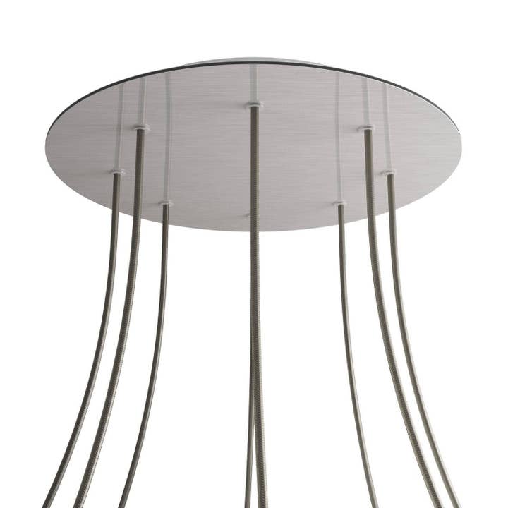 Rosette XXL Rose-One rund, diameter 400 mm med 8 huller og 4 huller for engroshandel hos LIGHTINUP S.R.L.