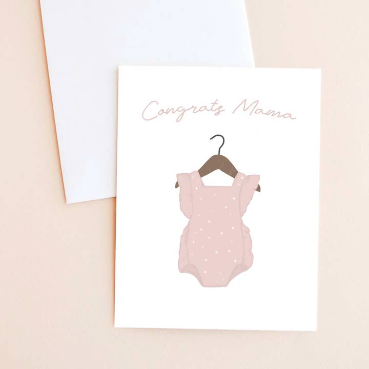 Congrats Mama - Greeting Card for wholesale by Made by Marigold