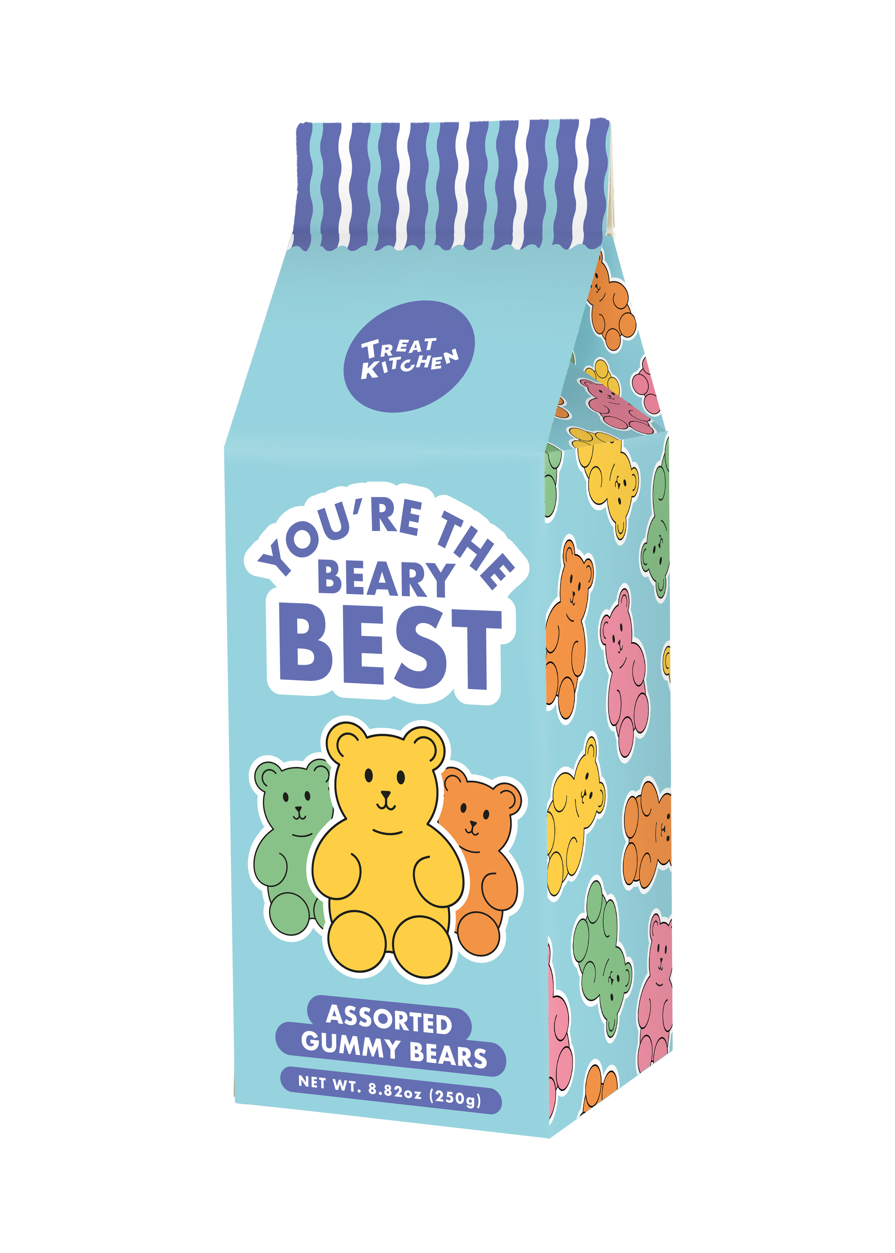 Treat Kitchen - Wholesale Gummy - Gummy Bear Sweet Milk Carton1
