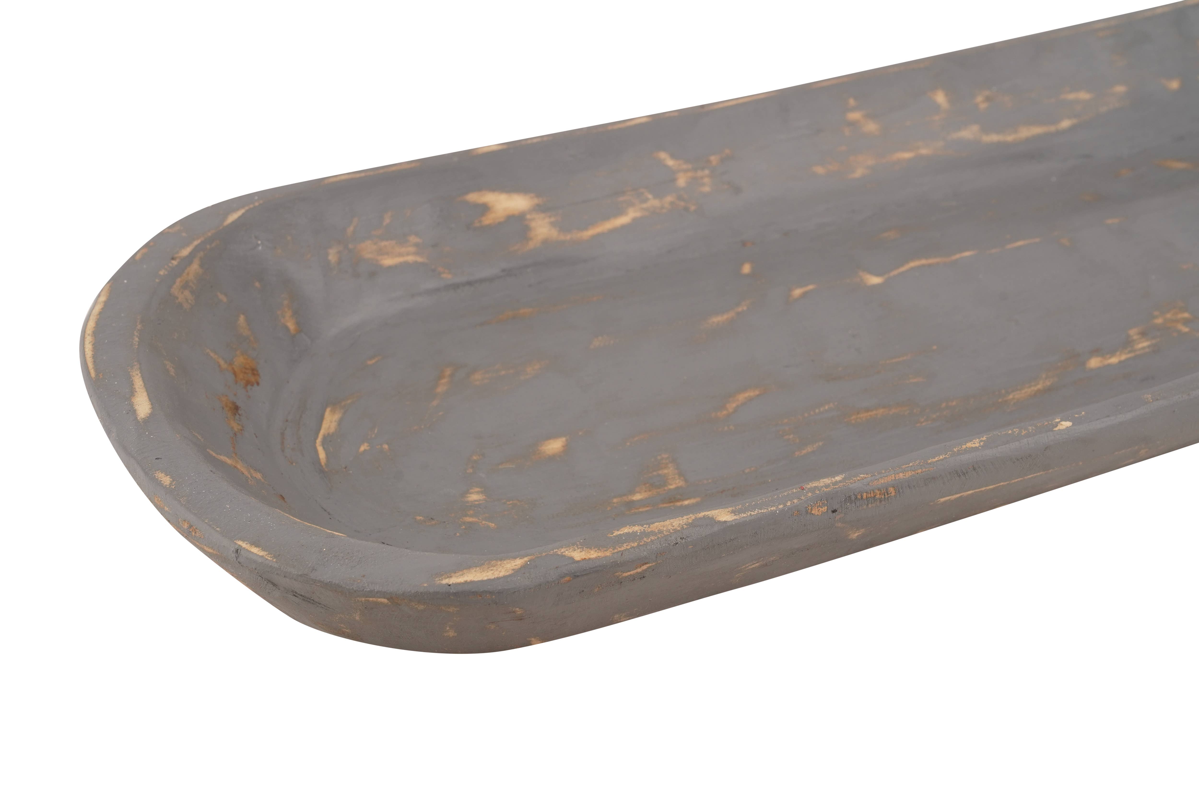 My Amigos Imports - Wholesale Decorative Plate/Dish/Bowl - Bella Dough Bowl-Wood-Home Decor-9W x 29-30L x 2-3D-Medium7