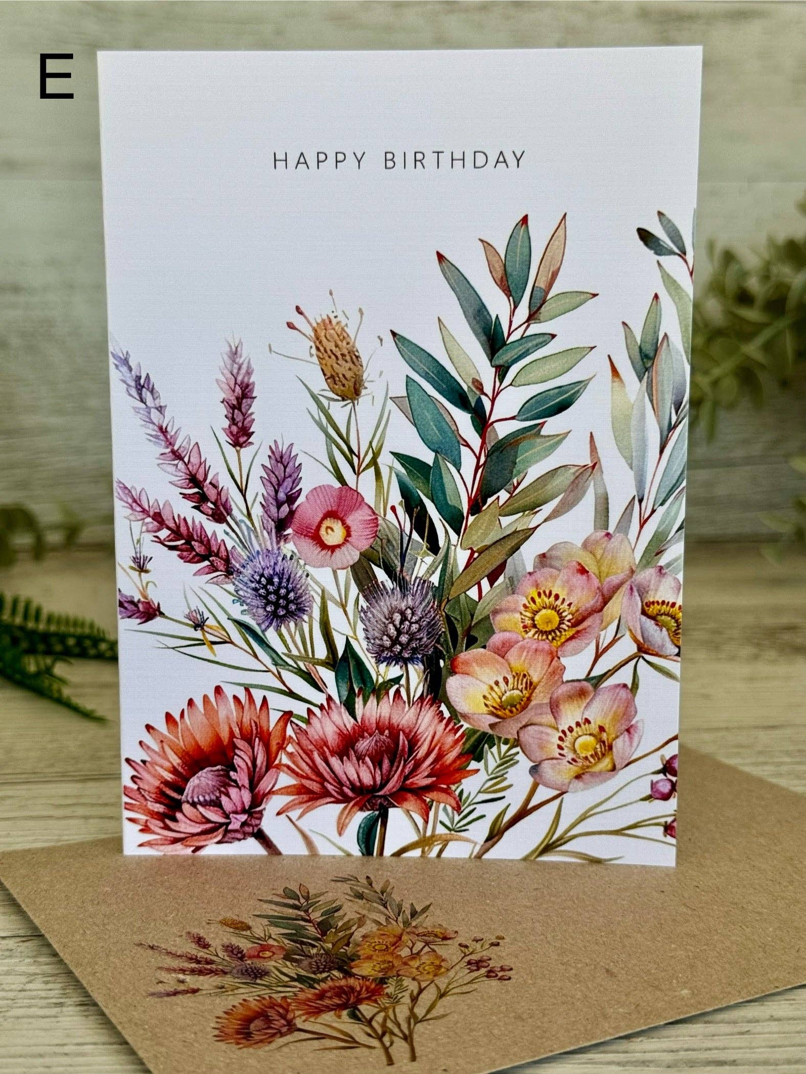 Scattered Seed Co - Vente Cartes d'anniversaire - Gamme de cartes FLORALES AUSTRALIENNES - Anniversaire - Merci etc.6