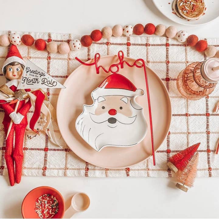 Pearl & Jane - Wholesale Bunting/Garland - Sprinkle of Red & Pink Felt Ball Garland1