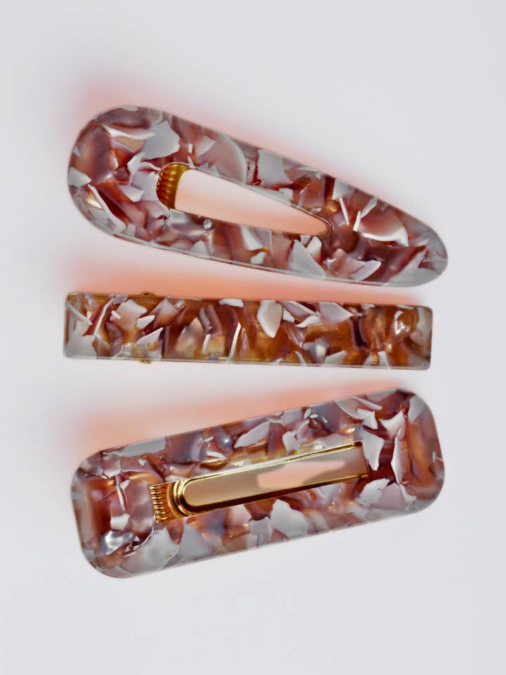 Reverie Hair - Elegante Facilità / Grigio / Fermagli per Capelli per la vendita all'ingrosso da parte di PONY-O UK