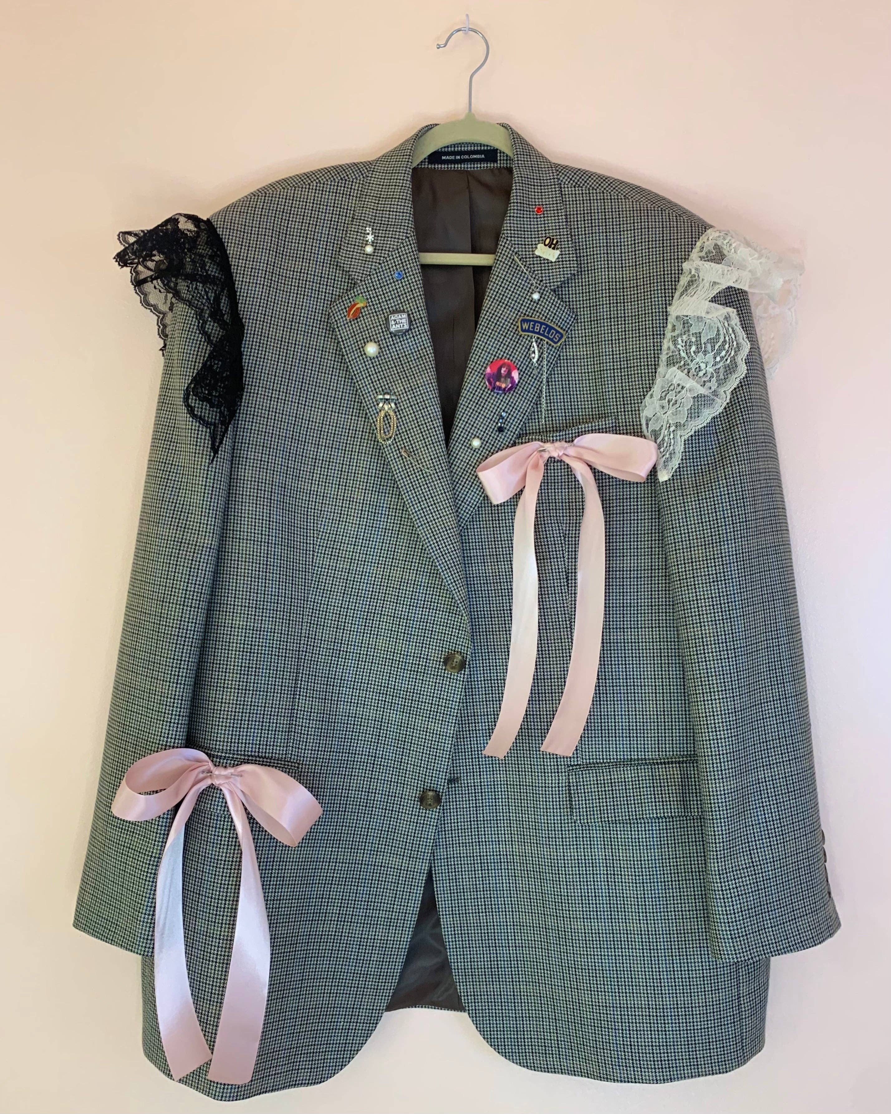 Shop Journal Vintage - Vente Blazer – femme - Joli blazer punk personnalisé9