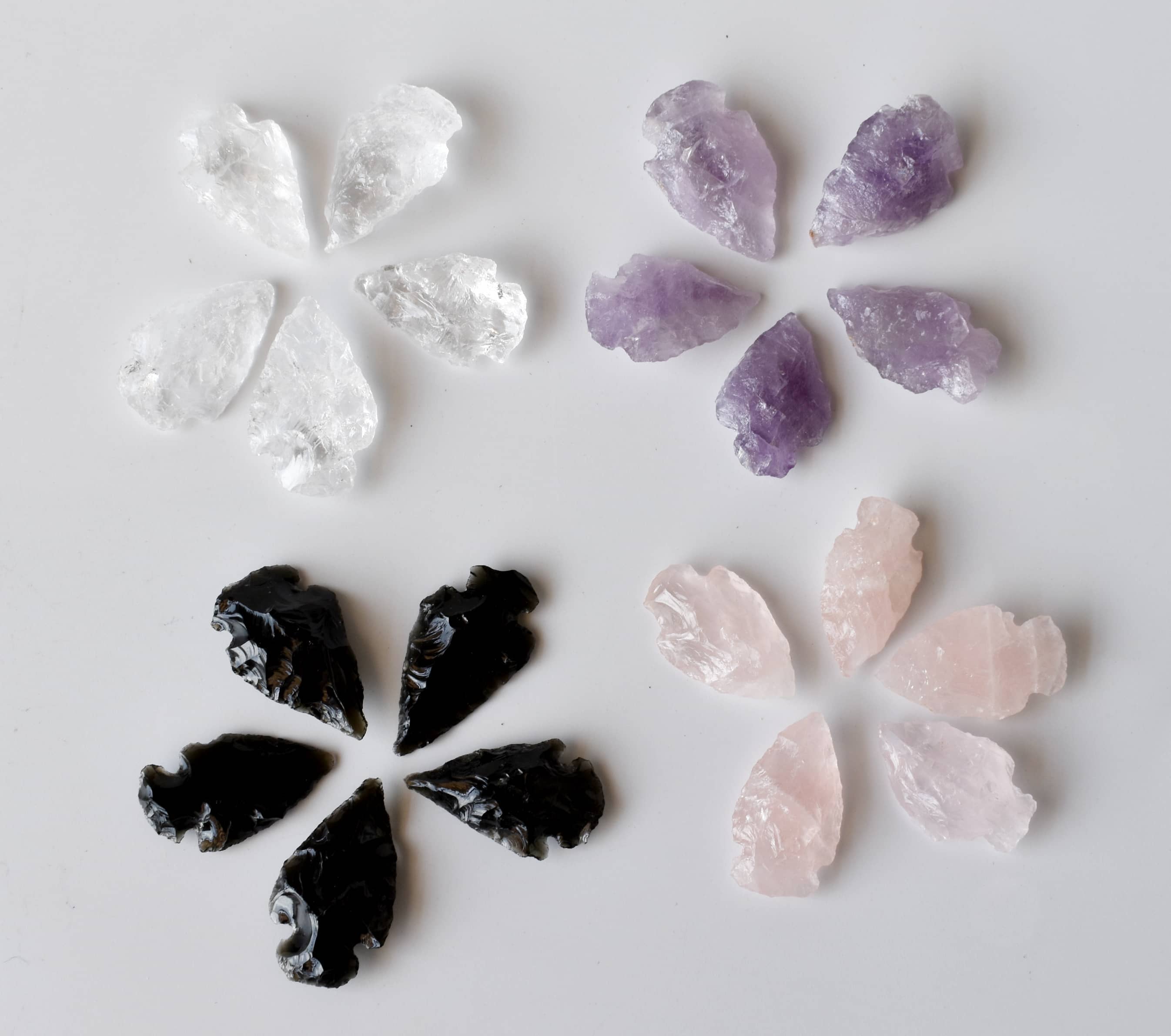 Soothing Crystals - Venta al por mayor Piedras/cristales espirituales - Punta de Flecha de Piedra Semipreciosa para Sanación | Cristal Tallado | Joyería11