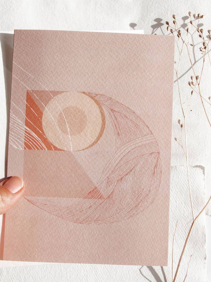 “Linhas de dança” - cartão comemorativo por atacado de Lucrecia Caporale