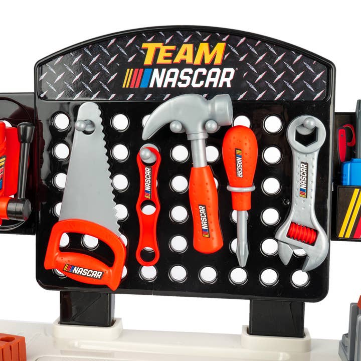World Tech Toys - Wholesale Toy Set - Kids - Team Nascar Pit Stop Playset with Take Apart Car (84 Pieces)4