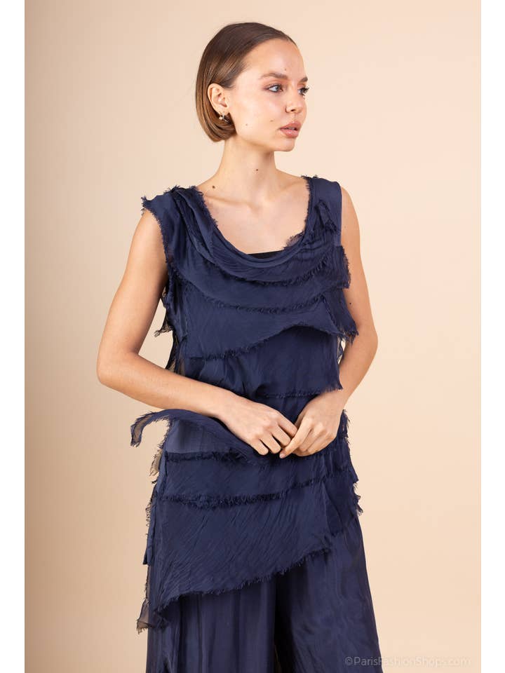 Shyloh - Wholesale Tunic - Women's - Ruffled Top 504834