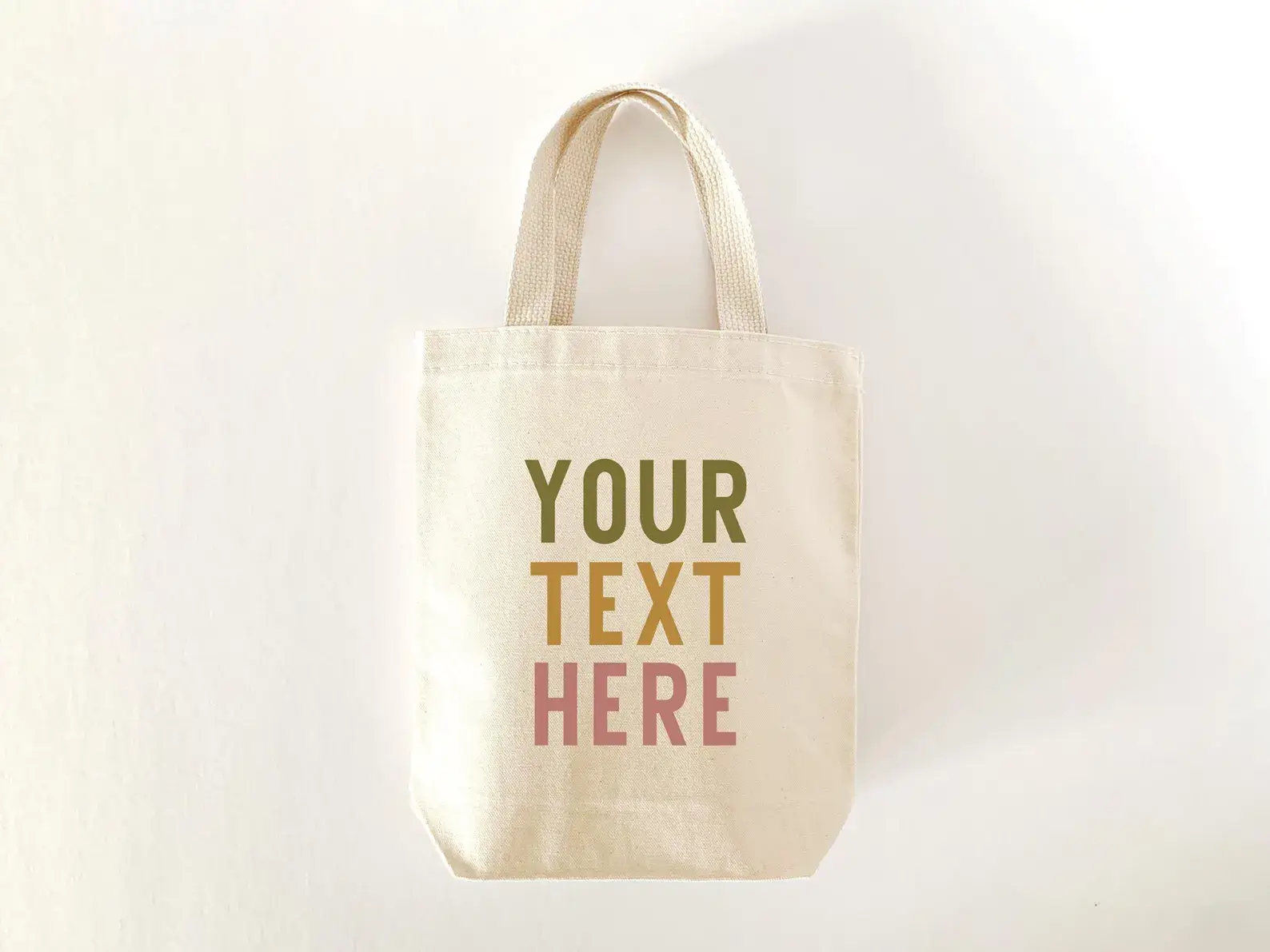 MEGranger Totes - Wholesale Tote Bag - Women's - Colorful Text Tote Bag: Personalized Custom Event Favors1