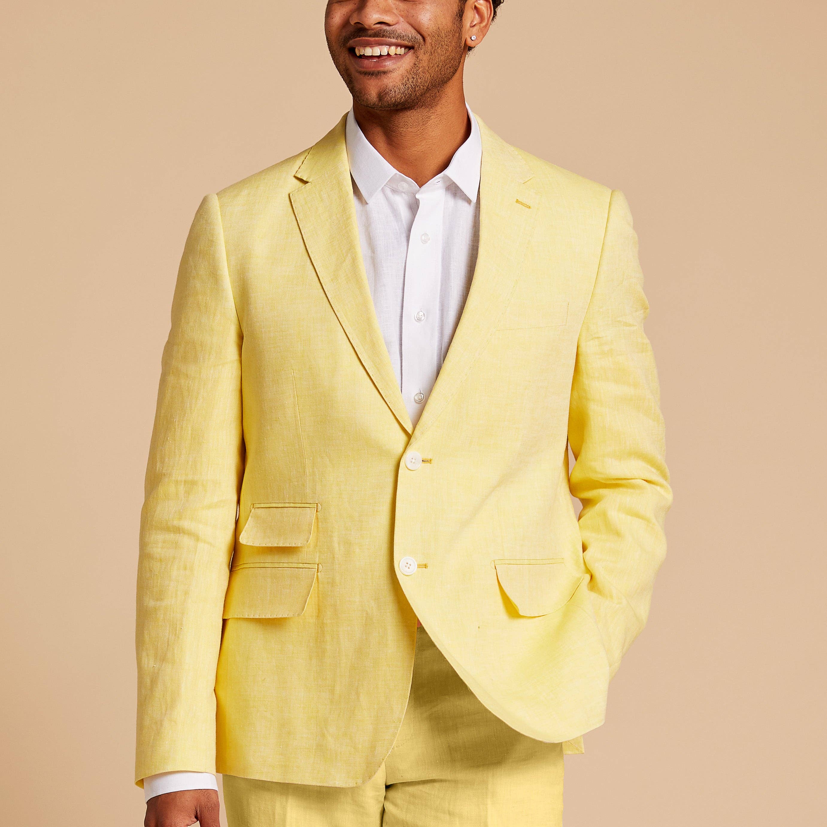 Inserch – Engroshandel Skjorte med buttondown – Mænd – 100% Premium Europæisk Hør Langærmet Skjorte0