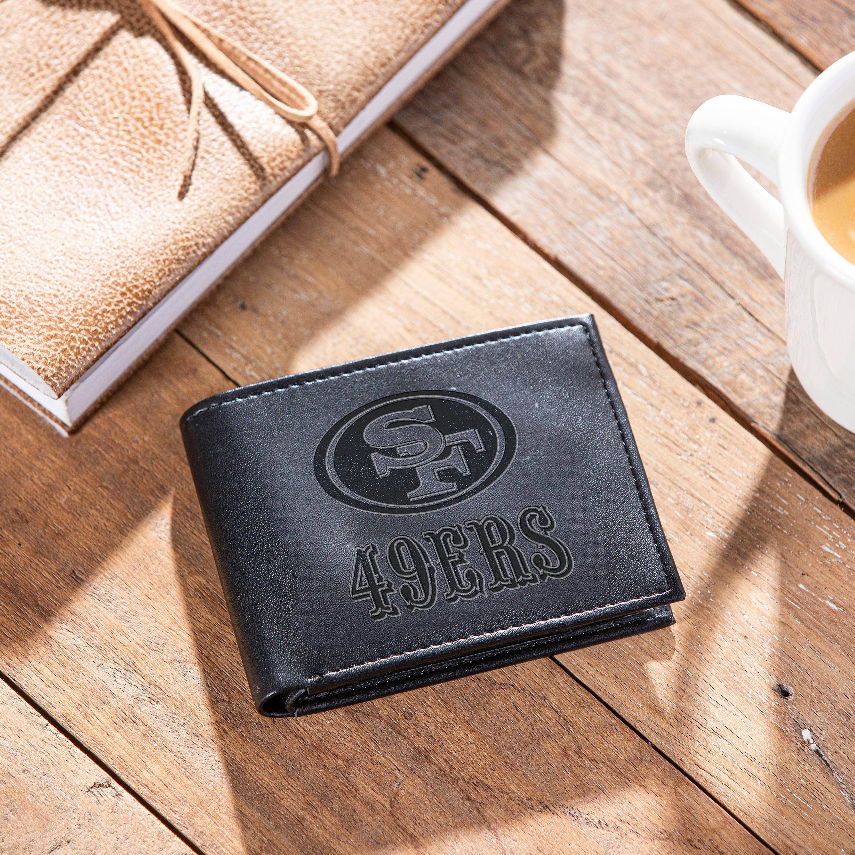 Evergreen Enterprises - Wholesale Wallet - Men's - San Francisco 49ers, Bi-Fold Wallet, Black