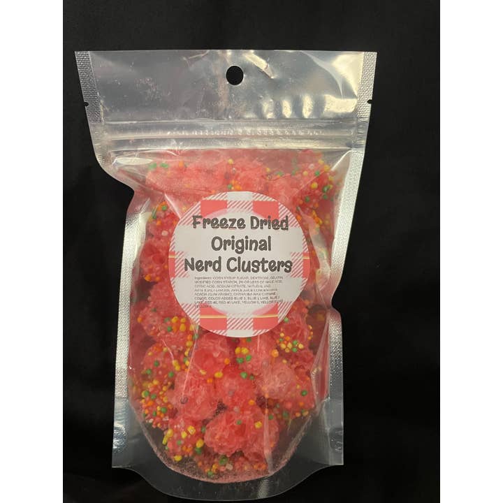 Freeze Dried candy Nerd Clusters (see description) for wholesale by Rodgers jam berries