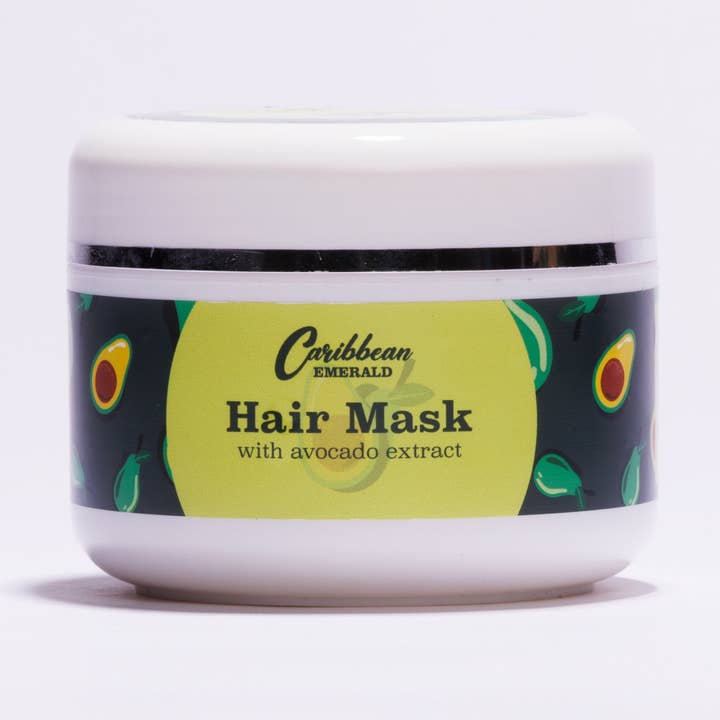 Masque capillaire nourrissant à l'avocat pour la vente par Caribbean Emerald