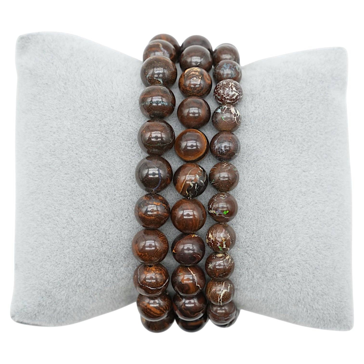 Foliesbijoux - Wholesale Beaded Bracelet - Boulder Opal Bracelet A0