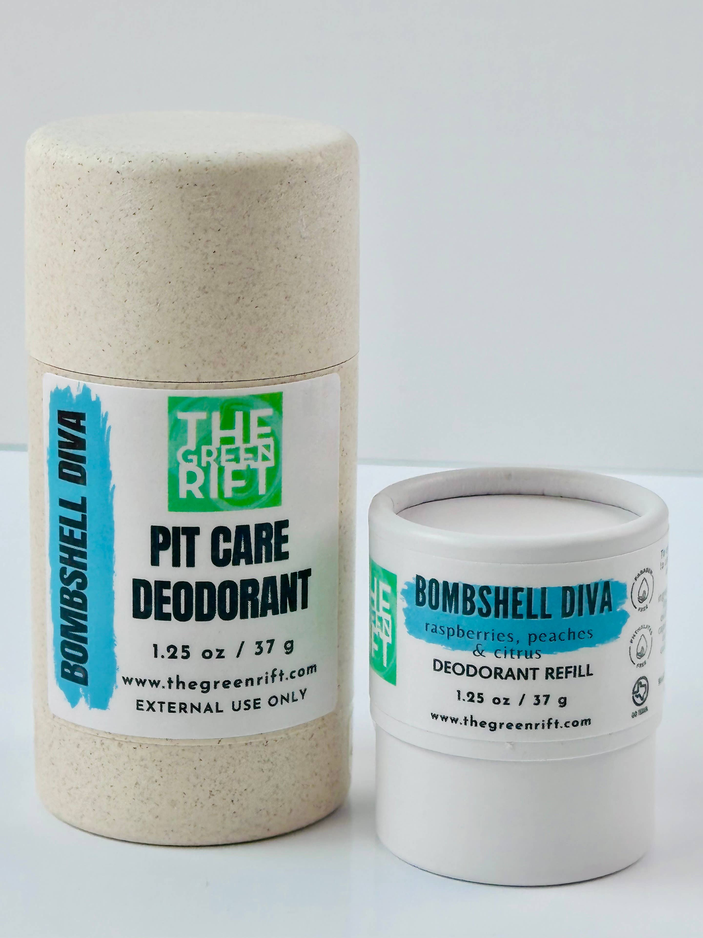 The Green Rift - Wholesale Deodorant - Women's - Bombshell Diva Pit Care Deodorant, Eco-Friendly Refillable0