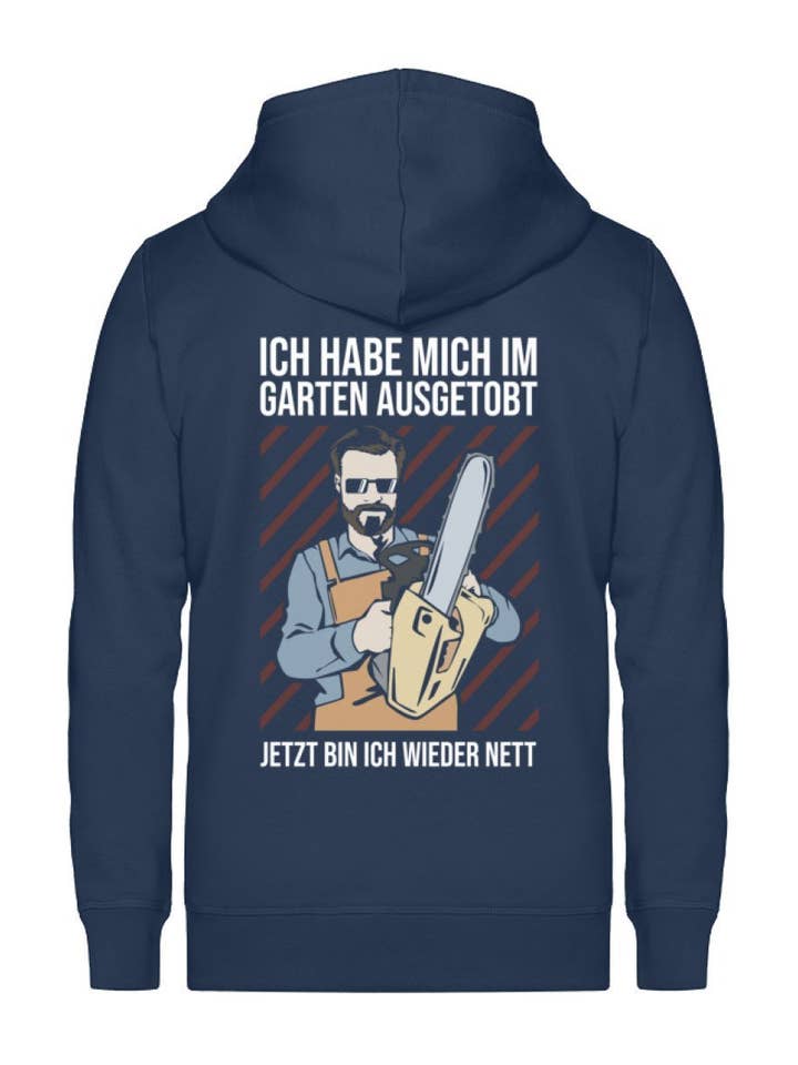 Off steam in the garden - premium organic jacket for wholesale by GARTENFAN