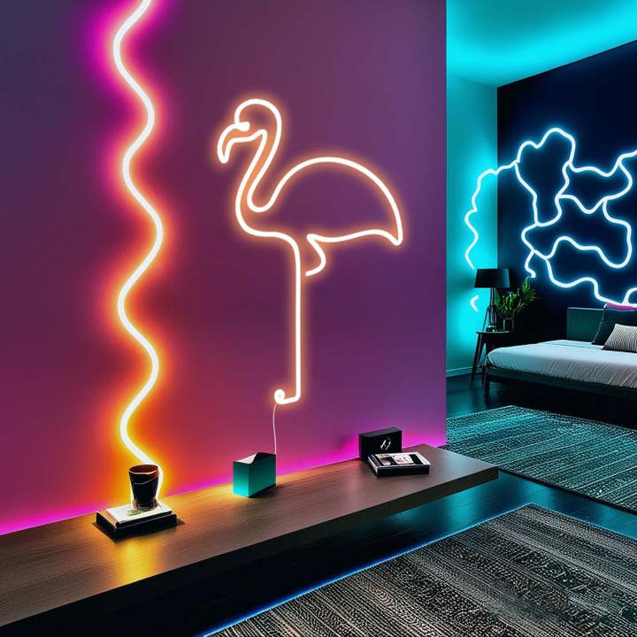 LAX RGB Neon Rope Light – Flexible 20 ft - Retail packaging and other Purchase Wholesale open shape. Free Returns & Net 60 Terms on Faire trending on Faire.