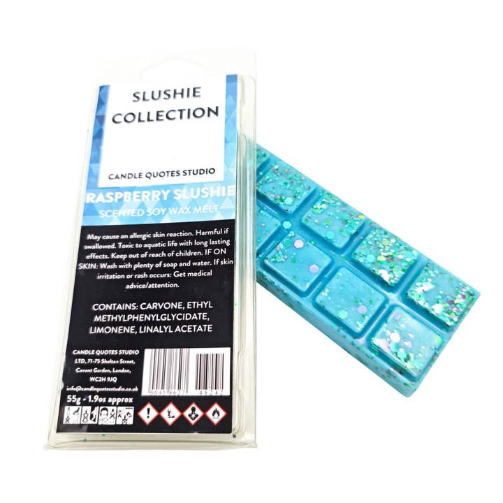 Raspberry Slushie Inspired Highly Scented Wax Melt Snap Bar for wholesale by Candle Quotes Studio