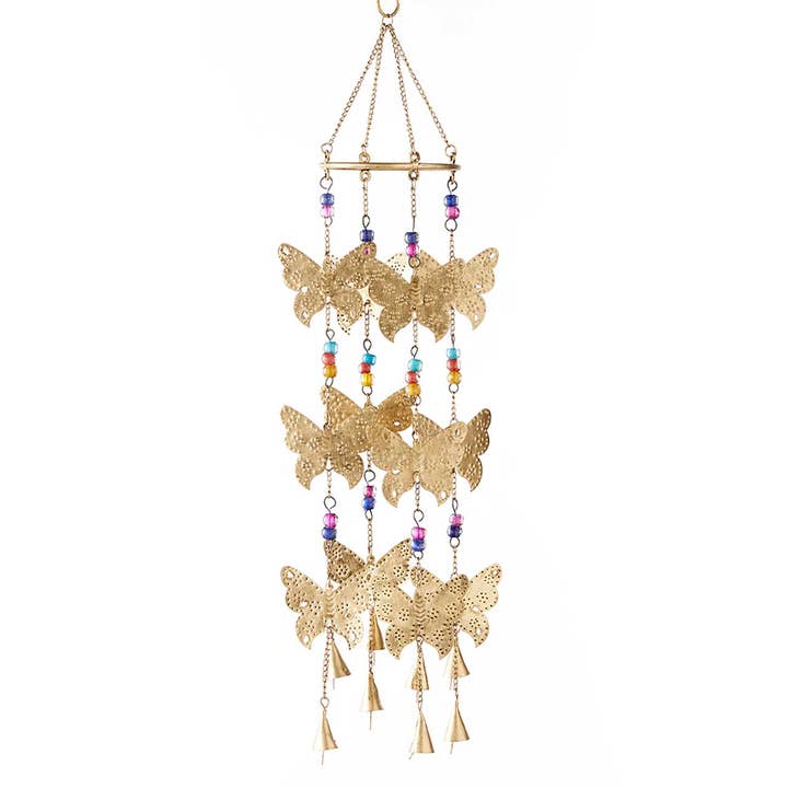 Butterfly Carousel Wind Chime for wholesale by SERRV International